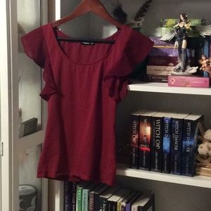Patty Boutik flutter-sleeve blouse